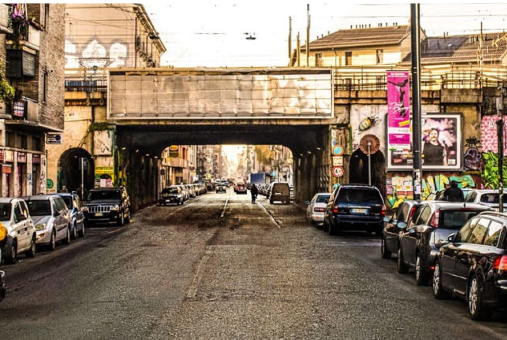 Foto di via Padova, Milano.