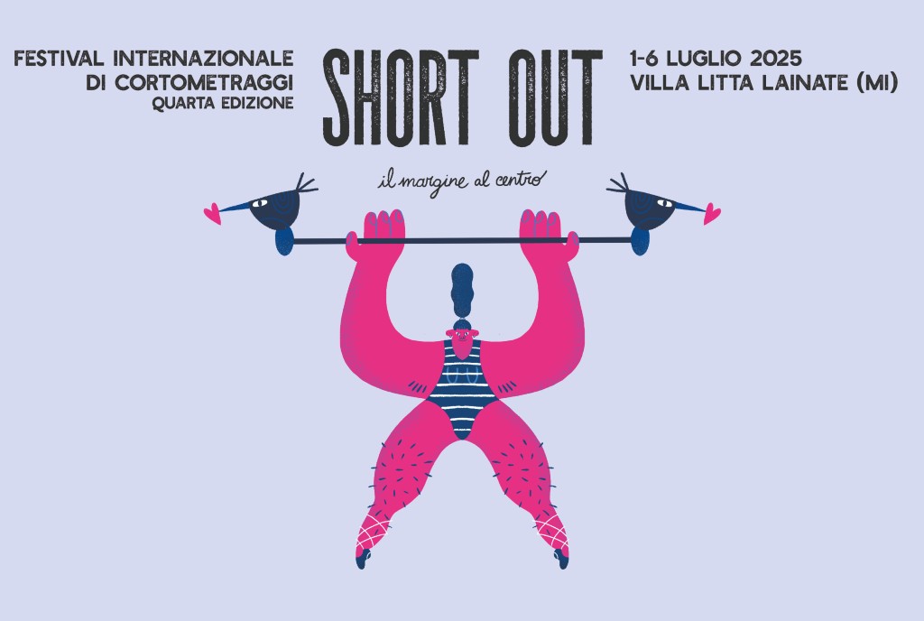 Locandina dell'edizione 2025 di Short Out, festival internazionale di cortometraggi.