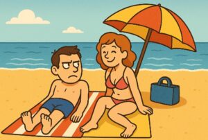 "Perché in spiaggia quelli che arrivano dopo si attaccano al nostro asciugamano anche se intorno è tutto vuoto?"