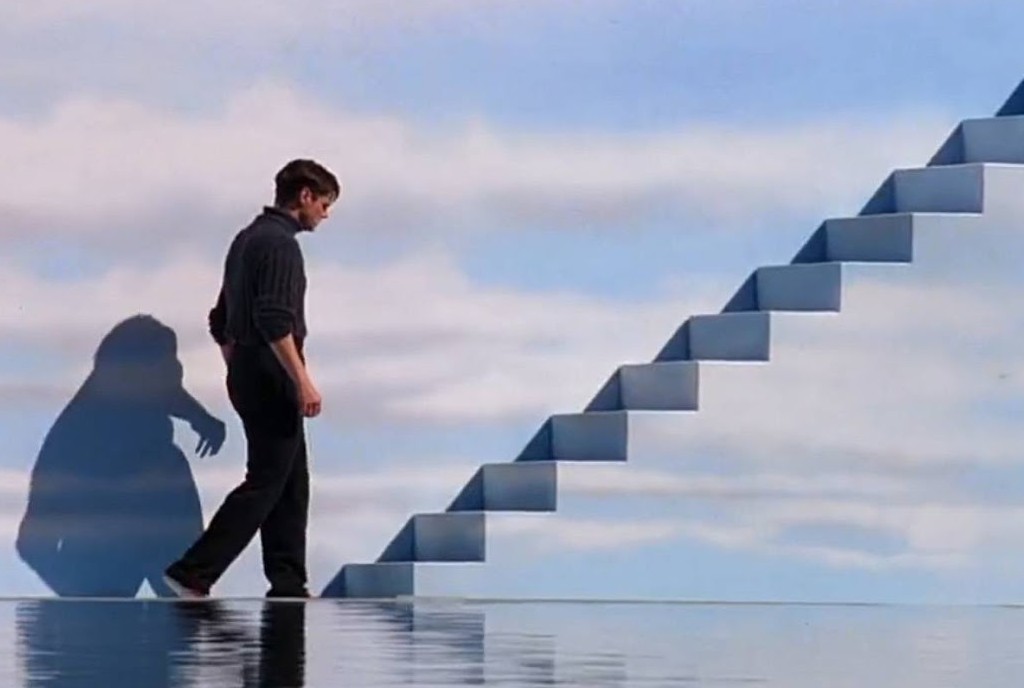 Un fotogramma dal film "The Truman Show".